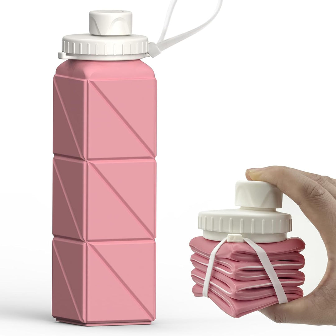 Lisslune | Collapsible Silicone Bottle – 610ml, Leak-proof & Portable