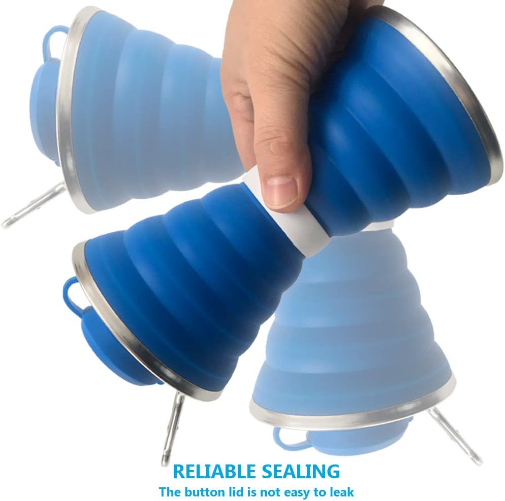 Lisslune | Collapsible Water Bottle with Carabiner