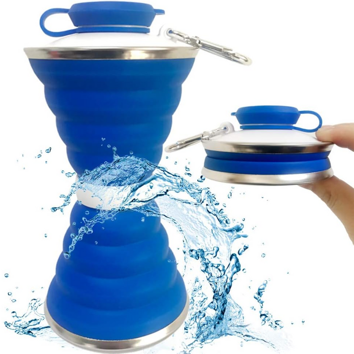 Lisslune | Collapsible Water Bottle with Carabiner