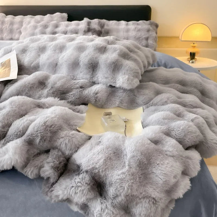 Lisslune | Soft Dream Furry Velvet Comforter Bedding Set