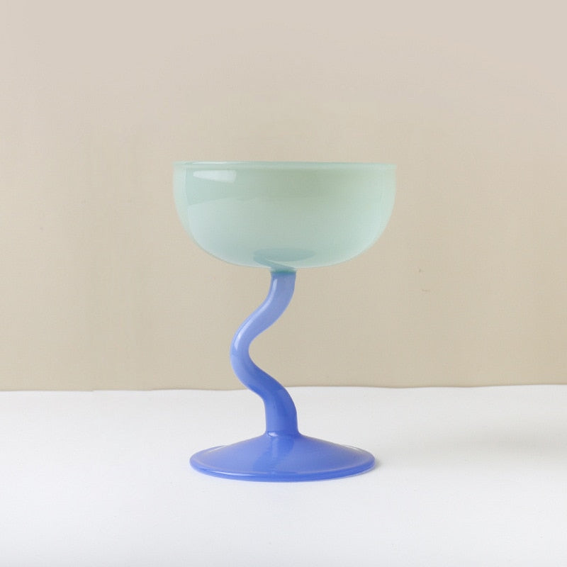 Lisslune | Curly Glass Cup