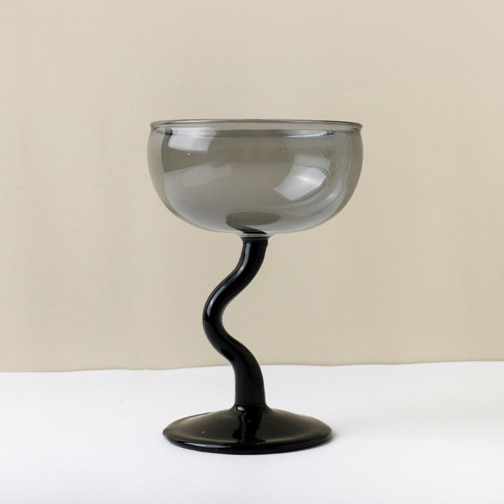 Lisslune | Curly Glass Cup