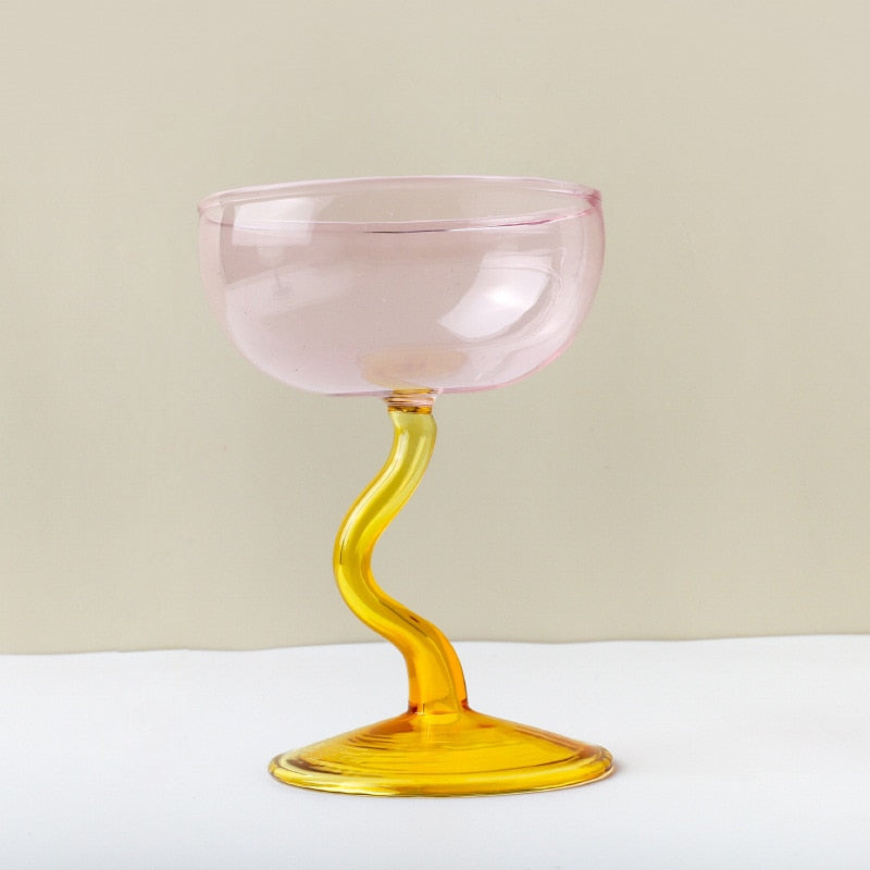Lisslune | Curly Glass Cup