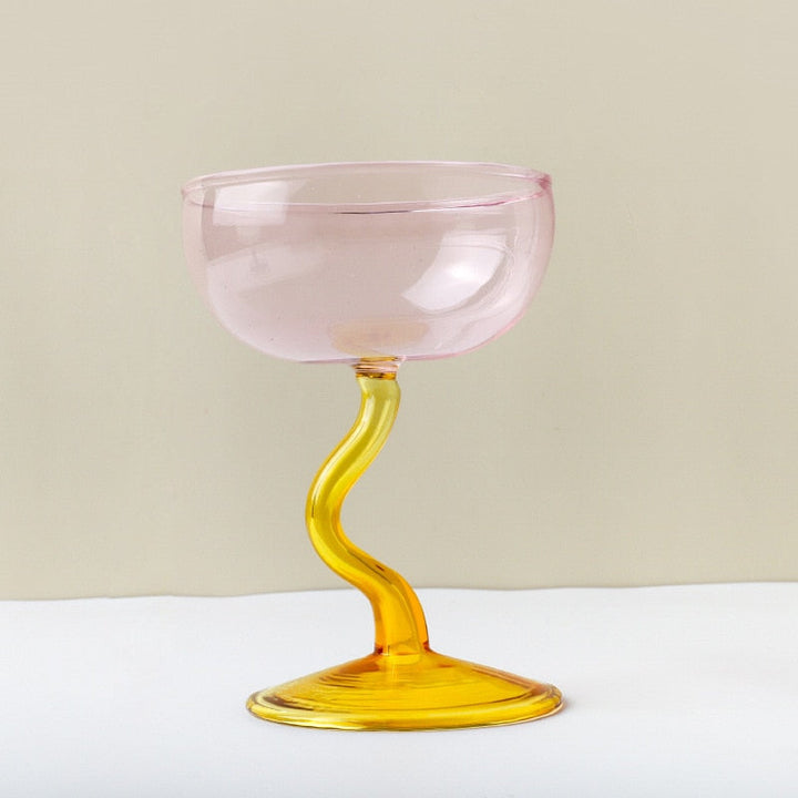 Lisslune | Curly Glass Cup