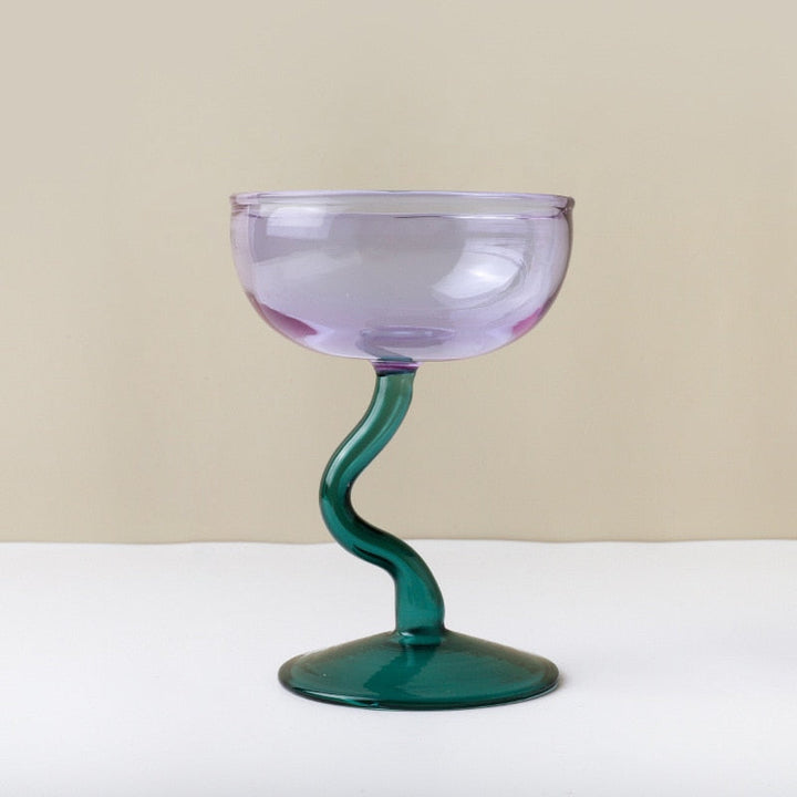 Lisslune | Curly Glass Cup