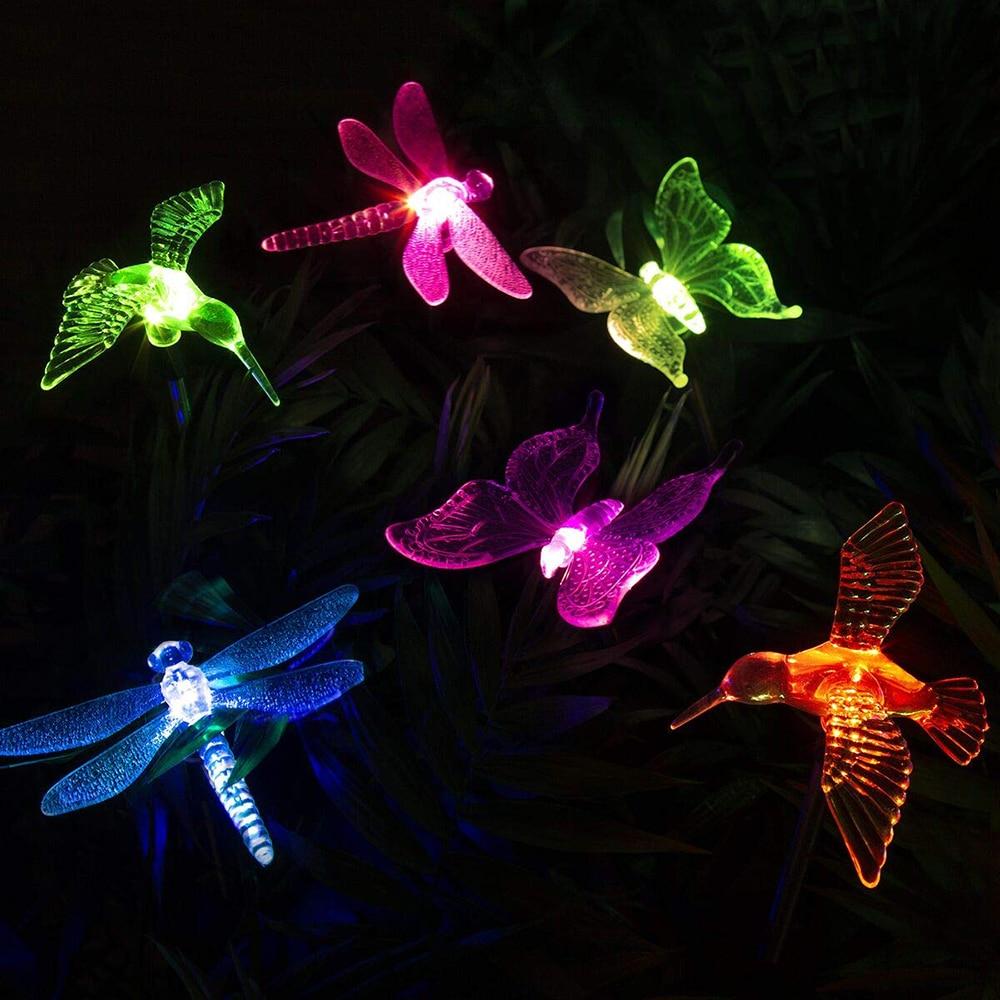 Lisslune | Solar-LED-Garden Lights "Colorful Flies"