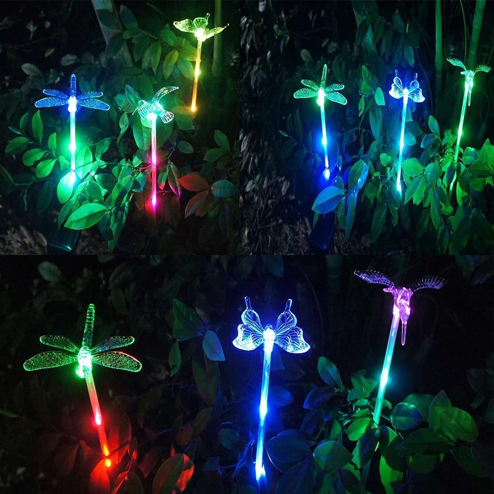 Lisslune | Solar-LED-Garden Lights "Colorful Flies"