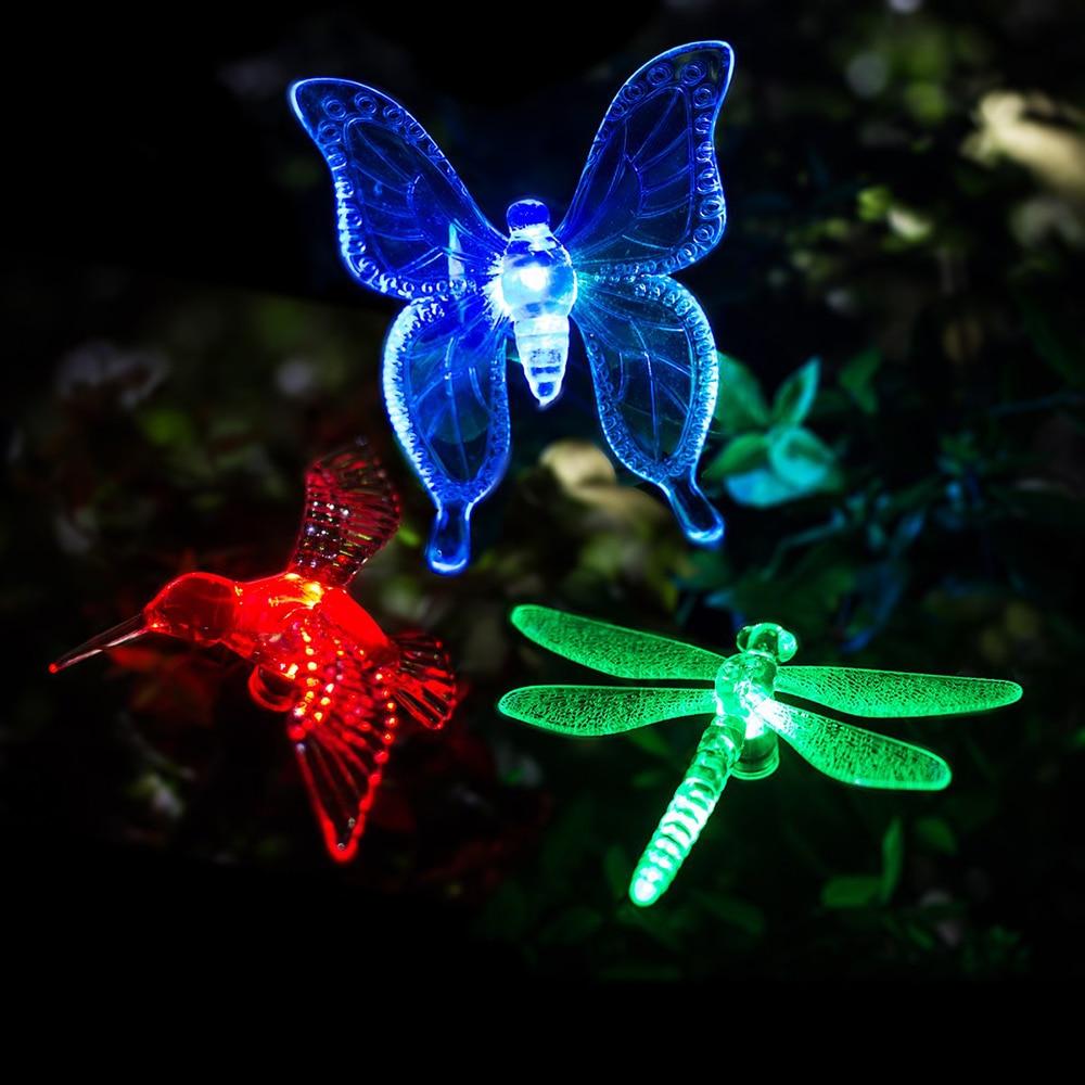 Lisslune | Solar-LED-Garden Lights "Colorful Flies"