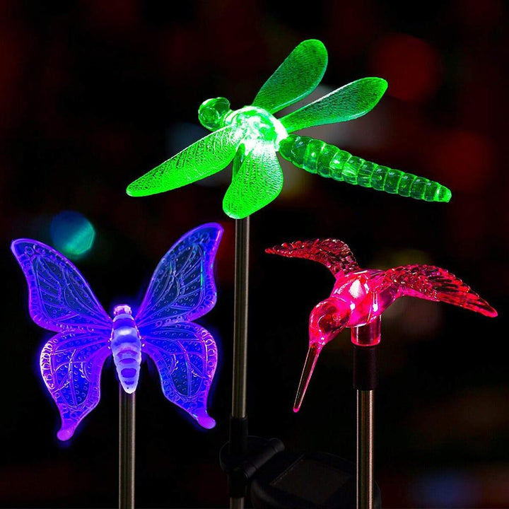 Lisslune | Solar-LED-Garden Lights "Colorful Flies"