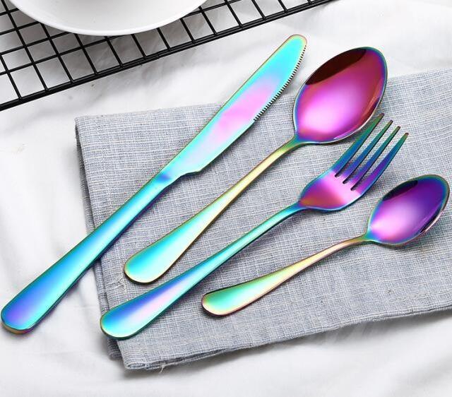 Lisslune | Black Cutlery - Cutlery set in black, gold or silver