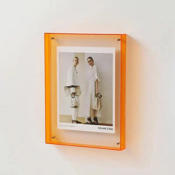 Lisslune | Vibrant Acrylic Photo Frame With Colored Edges