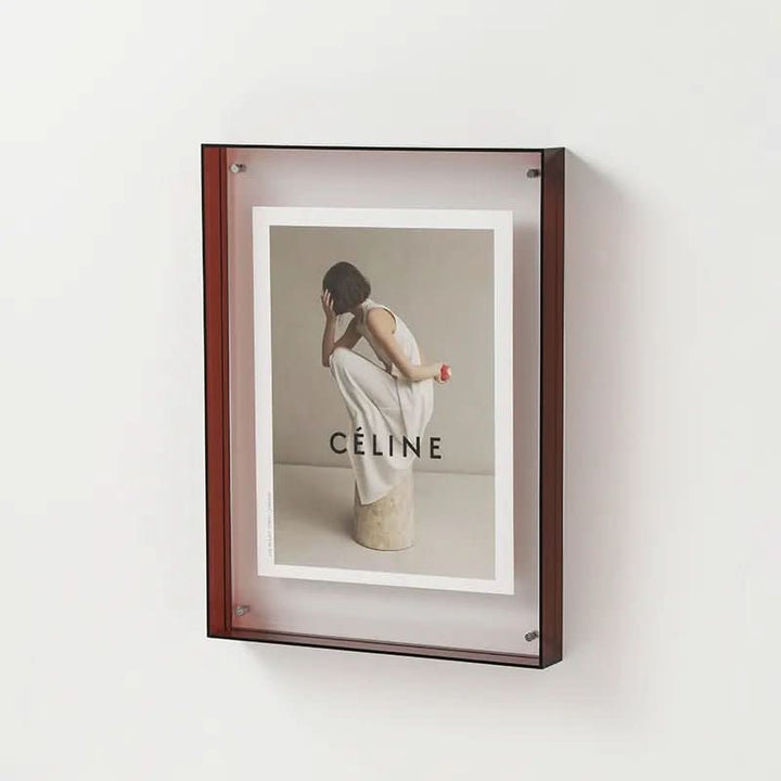 Lisslune | Vibrant Acrylic Photo Frame With Colored Edges