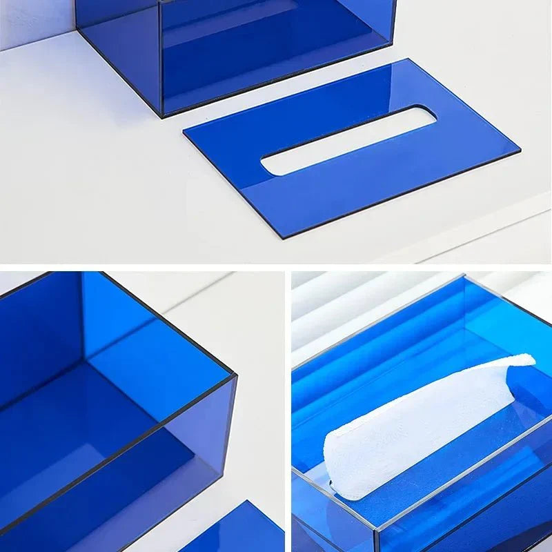 Lisslune | Colorful Tissue Box Holder made of Acrylic