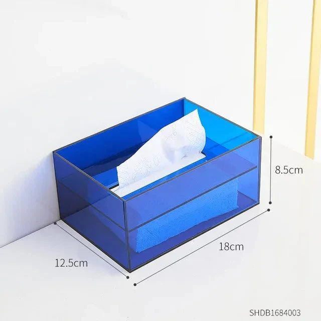 Lisslune | Colorful Tissue Box Holder made of Acrylic