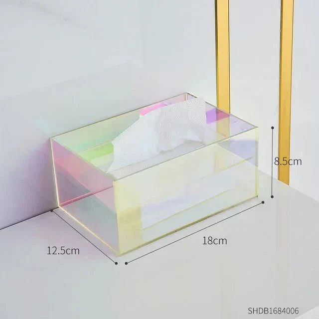 Lisslune | Colorful Tissue Box Holder made of Acrylic