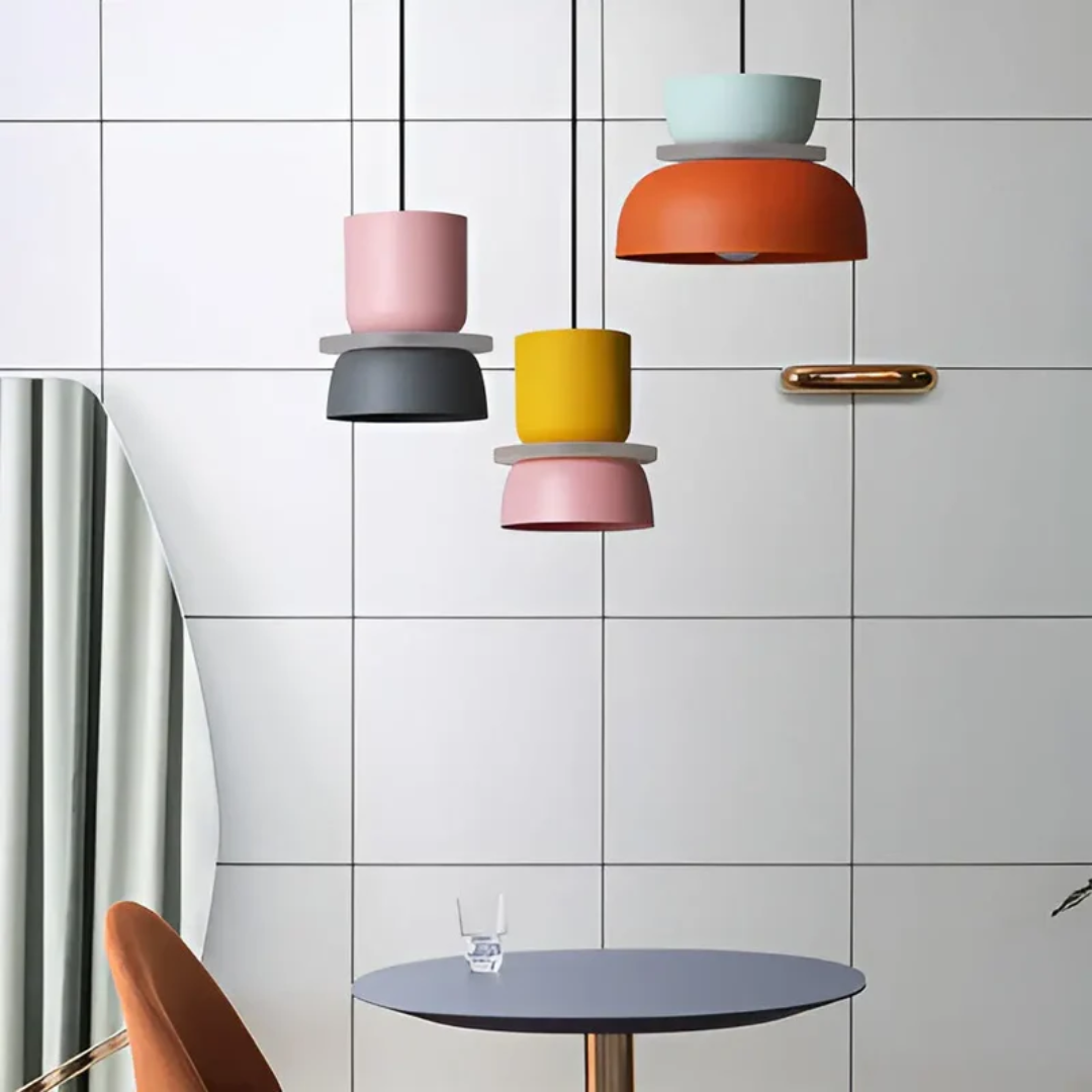Lisslune | Colourful and Trendy Macaron LED Pendant Light - VividGlow