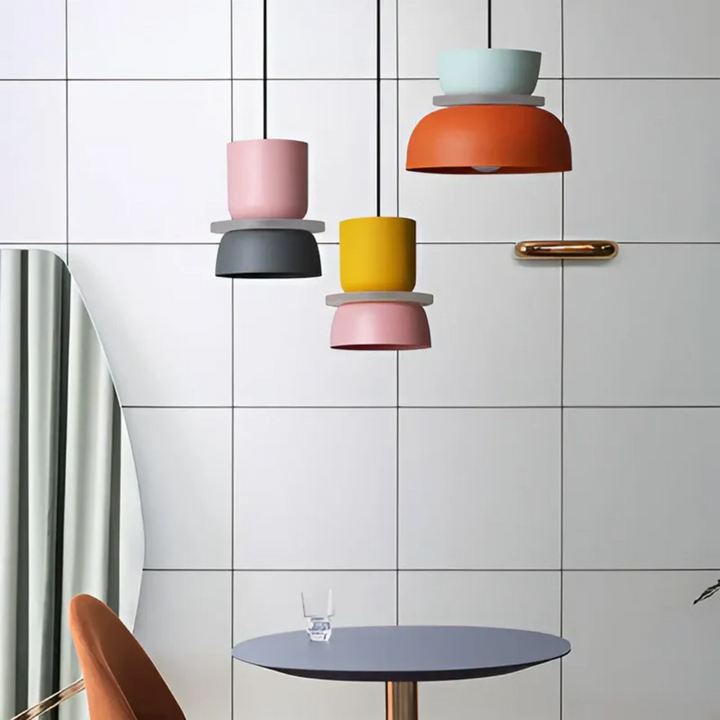 Lisslune | Colourful and Trendy Macaron LED Pendant Light - VividGlow