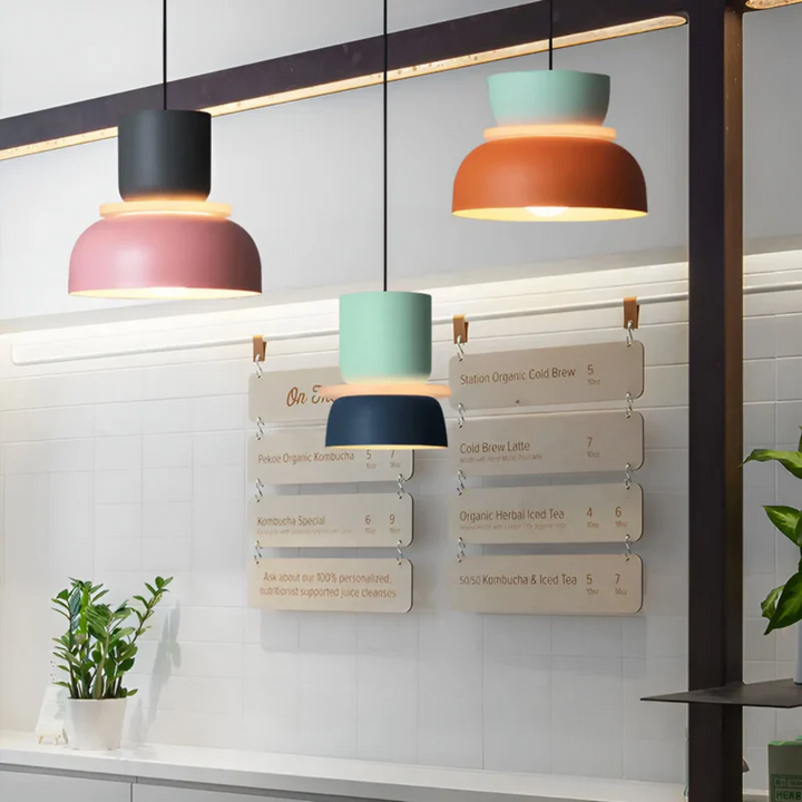 Lisslune | Colourful and Trendy Macaron LED Pendant Light - VividGlow