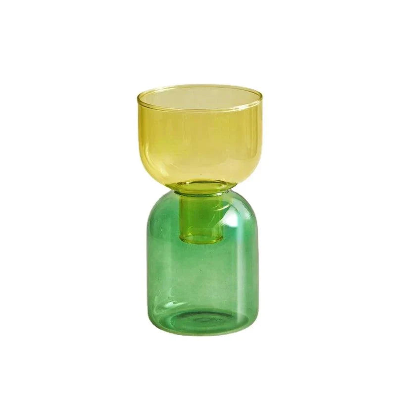 Lisslune | Glass Bodletop Two-Piece Vase