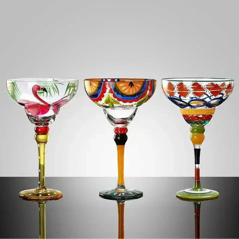 Lisslune | Colorful Margarita Cocktail Glass