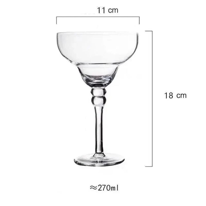 Lisslune | Colorful Margarita Cocktail Glass