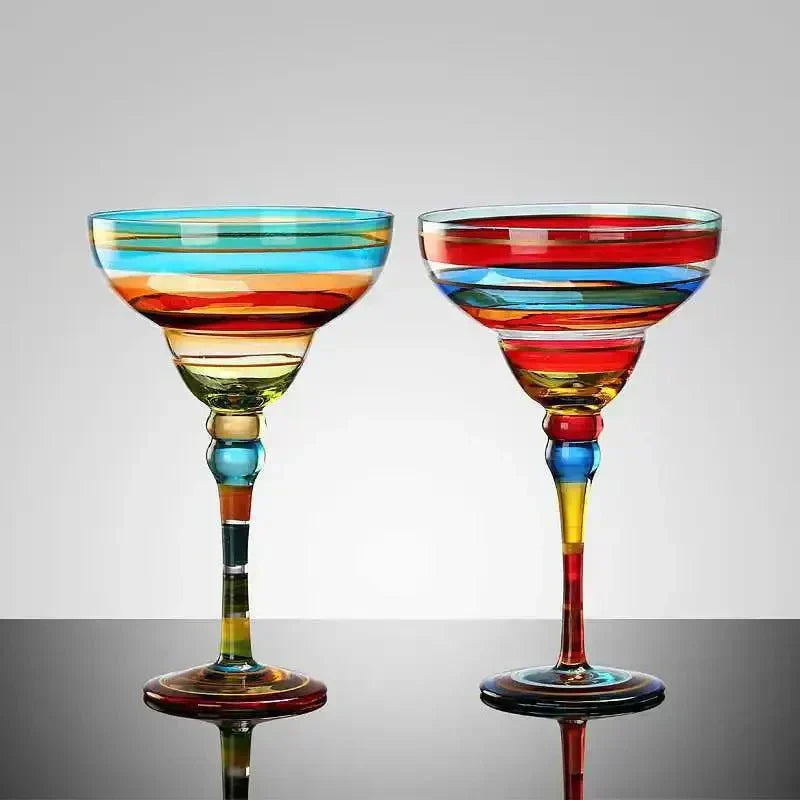 Lisslune | Colorful Margarita Cocktail Glass