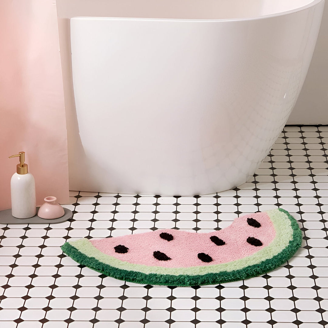 Lisslune | MeloMat - Refined Design Watermelon Slice Bath Mat