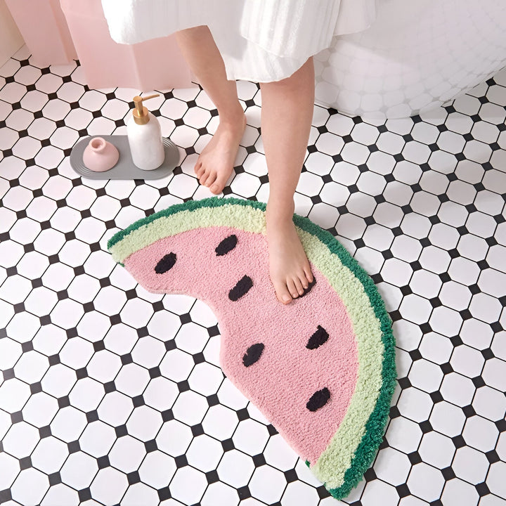 Lisslune | MeloMat - Refined Design Watermelon Slice Bath Mat