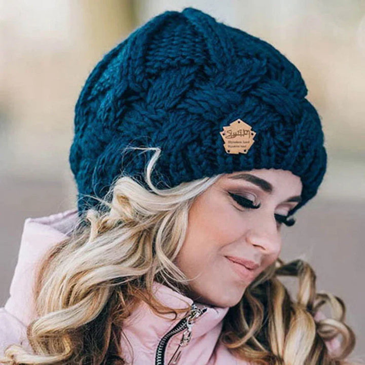 Lisslune | Comfortable Knitted Hat – Soft Wool Blend Winter Beanie