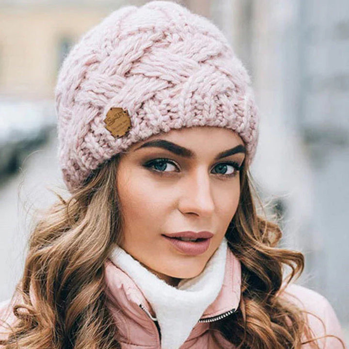 Lisslune | Comfortable Knitted Hat – Soft Wool Blend Winter Beanie