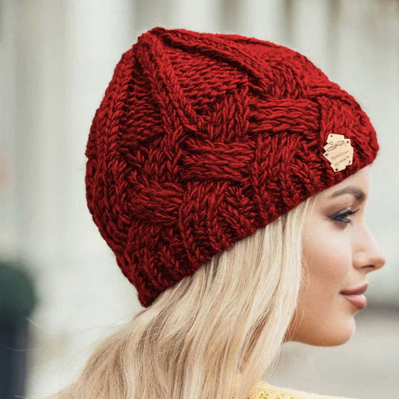 Lisslune | Comfortable Knitted Hat – Soft Wool Blend Winter Beanie
