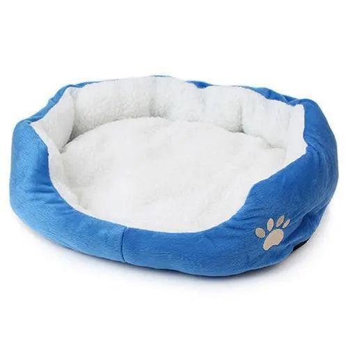 Lisslune | Ultimate Comfort Synthetic Fur Pet Bed with Elevated Edge
