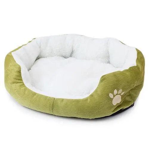 Lisslune | Ultimate Comfort Synthetic Fur Pet Bed with Elevated Edge