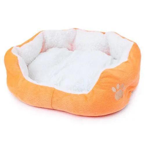 Lisslune | Ultimate Comfort Synthetic Fur Pet Bed with Elevated Edge