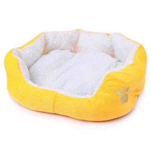 Lisslune | Ultimate Comfort Synthetic Fur Pet Bed with Elevated Edge