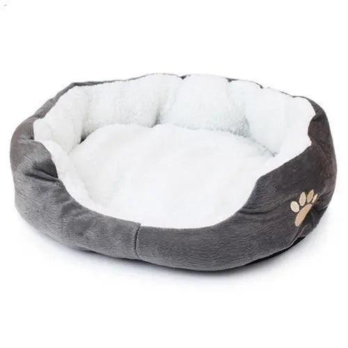 Lisslune | Ultimate Comfort Synthetic Fur Pet Bed with Elevated Edge