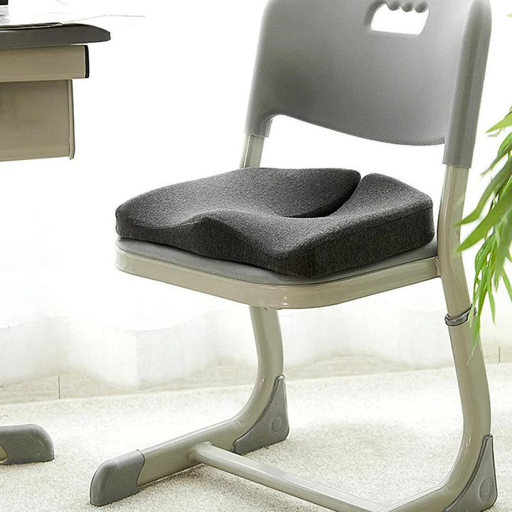 Lisslune | ErgoRelief Seat Cushion – Ergonomic Memory Foam Cushion for Back and Tailbone