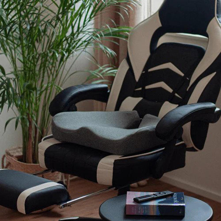 Lisslune | ErgoRelief Seat Cushion – Ergonomic Memory Foam Cushion for Back and Tailbone
