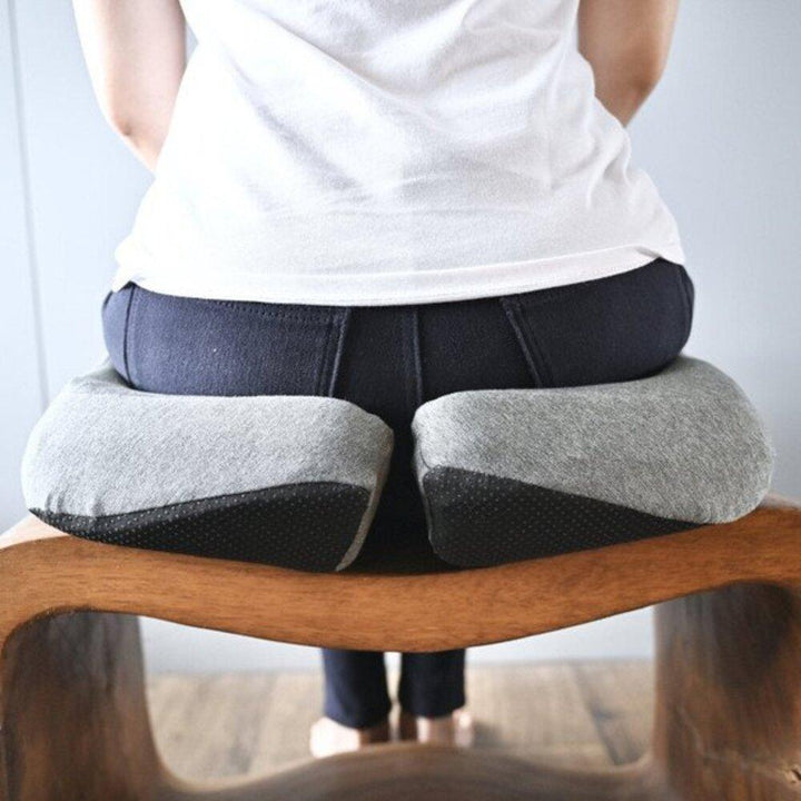 Lisslune | ErgoRelief Seat Cushion – Ergonomic Memory Foam Cushion for Back and Tailbone