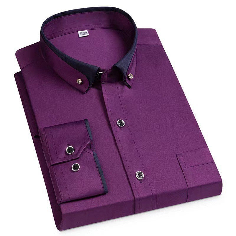 Lisslune | The Refined Shirt with Contrast Collar