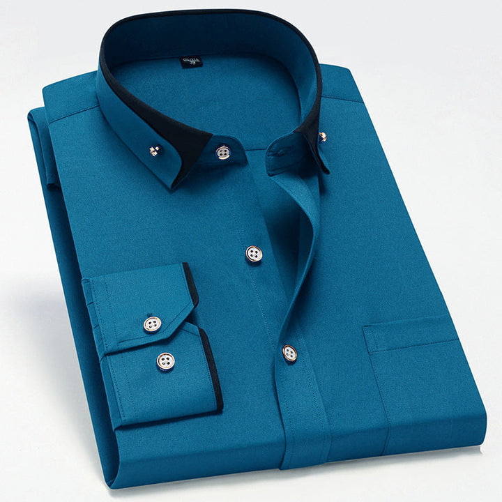 Lisslune | The Refined Shirt with Contrast Collar