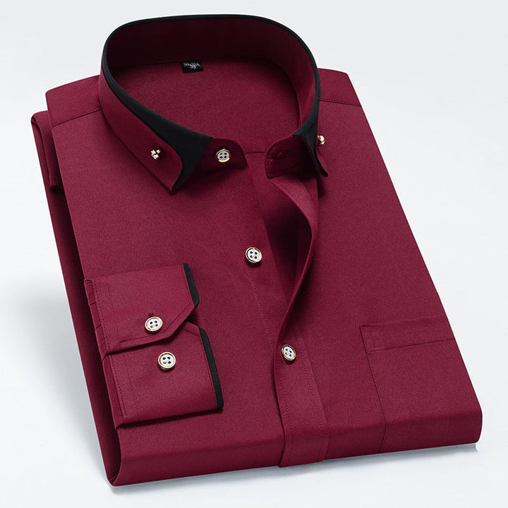 Lisslune | The Refined Shirt with Contrast Collar