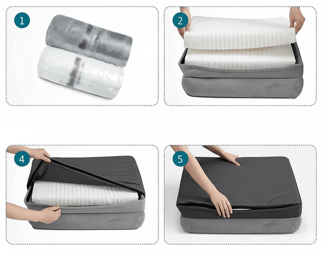 Lisslune | COMFYPAW ORTHOBED – Orthopedic Dog Bed with Joint Relief Foam Mattress