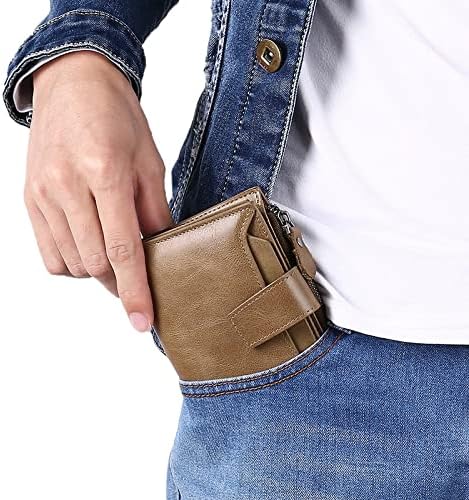 Lisslune | Compact Genuine Leather RFID Blocking Multi-Functional Wallet