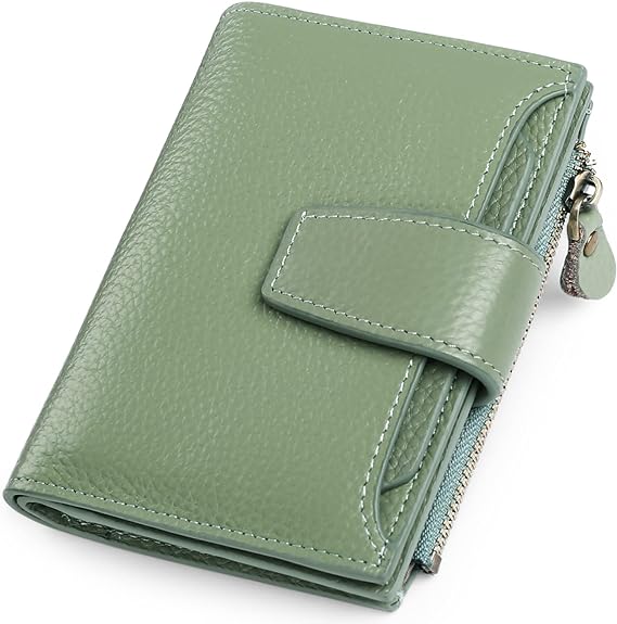 Lisslune | Compact Genuine Leather RFID Blocking Multi-Functional Wallet