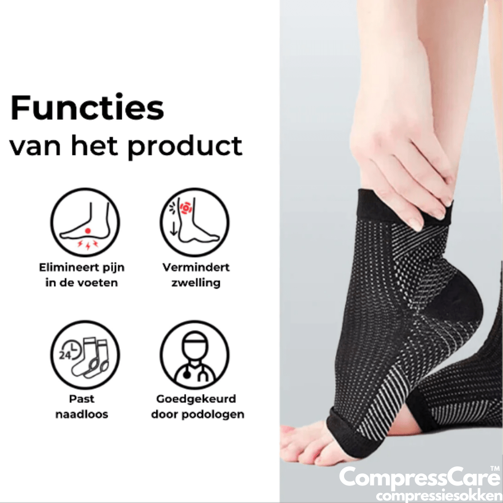 Lisslune | CompressPro Compression Socks – Pain Relief for Feet, Heels & Ankles