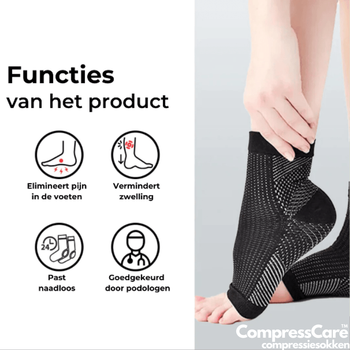 Lisslune | CompressPro Compression Socks – Pain Relief for Feet, Heels & Ankles
