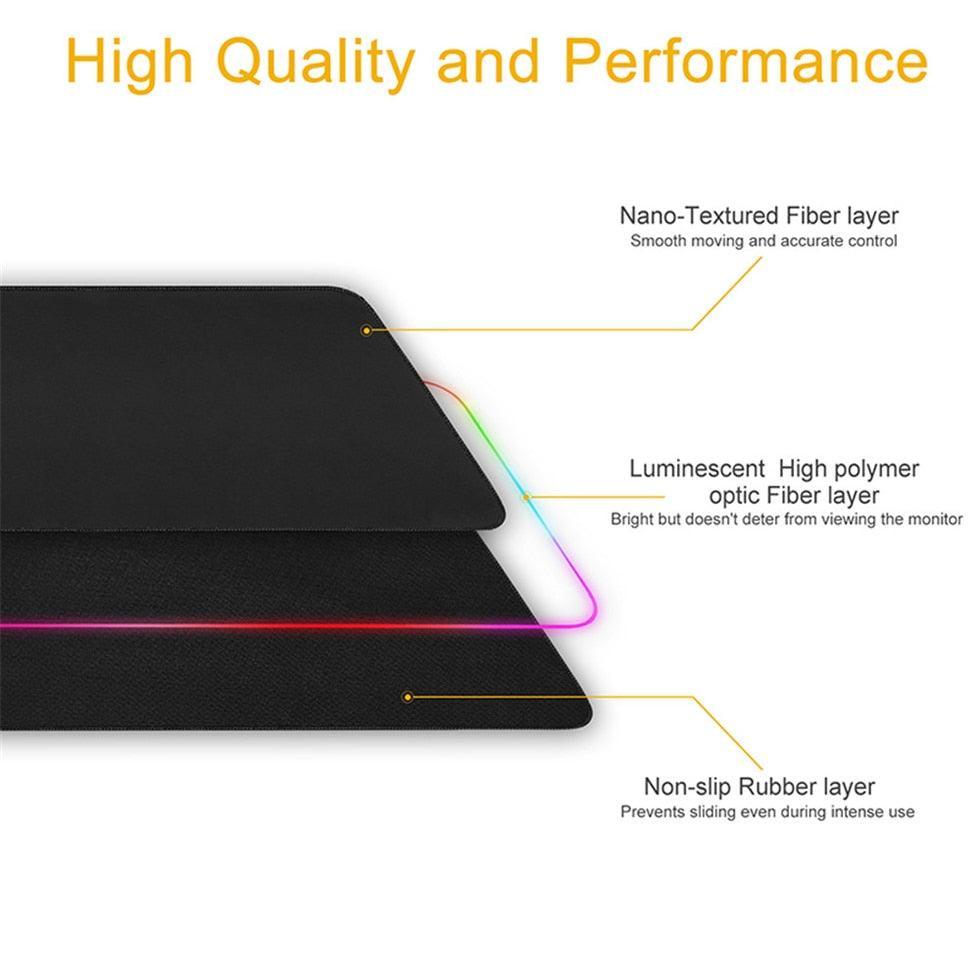 Lisslune | Radiation-resistant Extra-Large Gaming Mouse Pad for Enhanced Precision and Performance