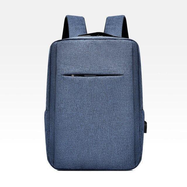 Lisslune | Chic Urban Laptop Backpack with USB Charging Port - Trendy Polyester Bag for Commuting and Traveling