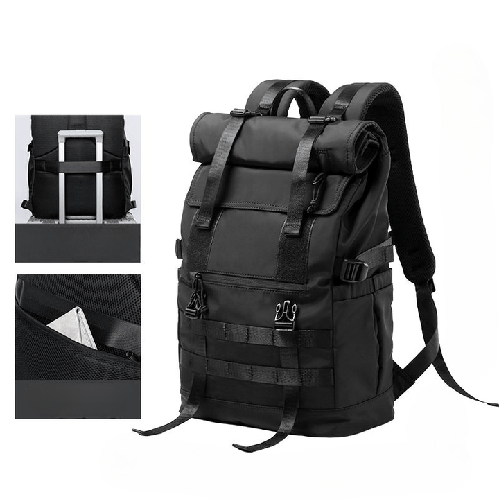 Lisslune | Convertible Travel Backpack – 3-in-1 Laptop Bag (17"), Waterproof, Expandable, for Work, Travel & Everyday